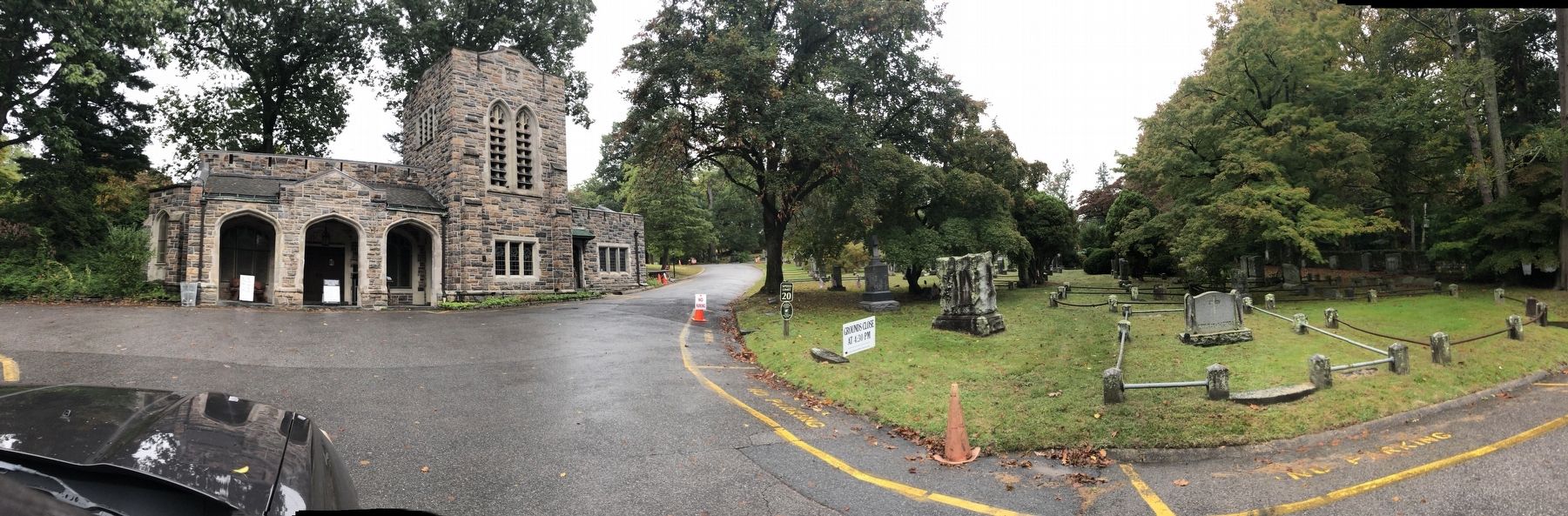 Sleepy Hollow Cemetery Main Entrance. Click for full size. Sleepy Hollow Cemetery Main Entrance image. Click for full size.