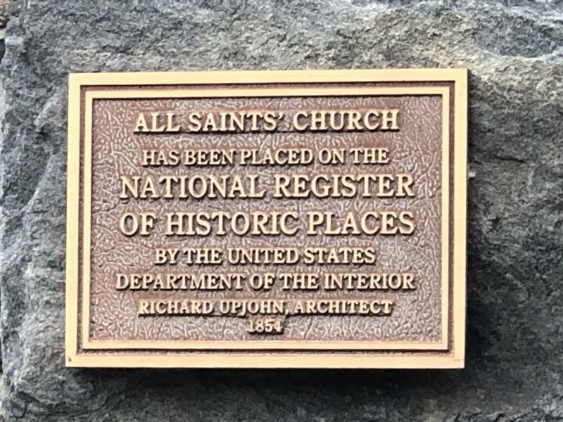 All Saints' Church Marker image. Click for full size.
