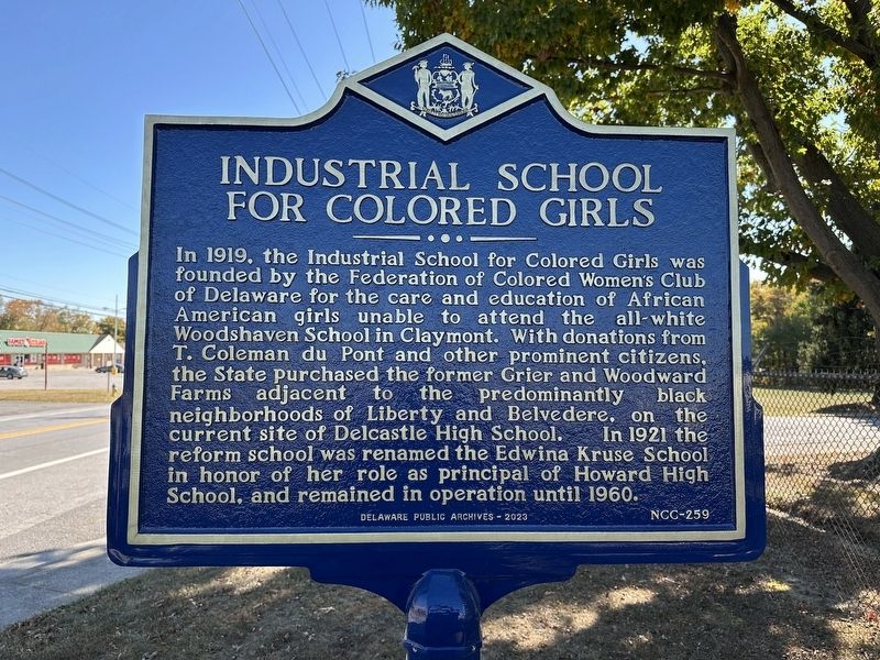 Industrial School for Colored Girls Marker. Click for full size. Industrial School for Colored Girls Marker image. Click for full size.