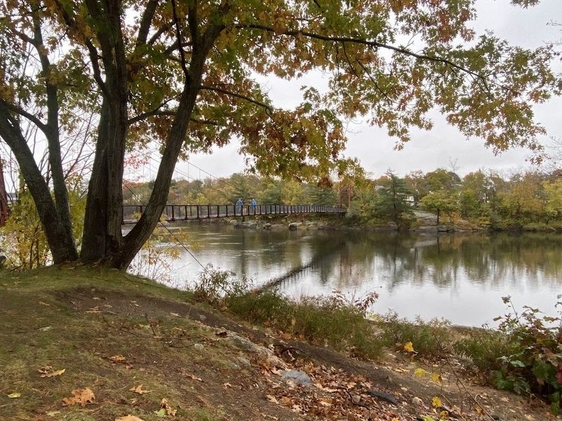 Androscoggin Swinging Bridge image. Click for full size.