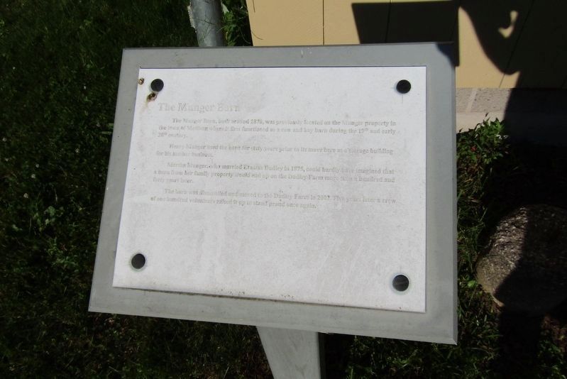 The Munger Barn Marker image. Click for full size.