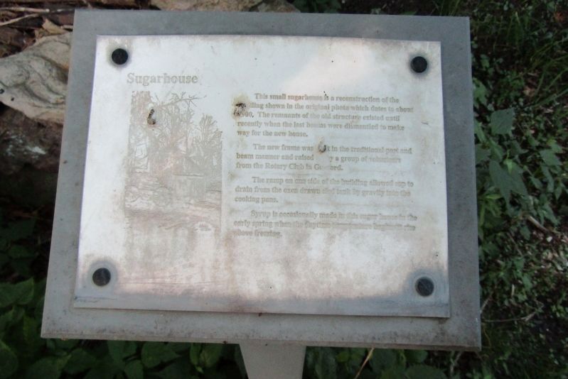 Sugarhouse Marker image. Click for full size.
