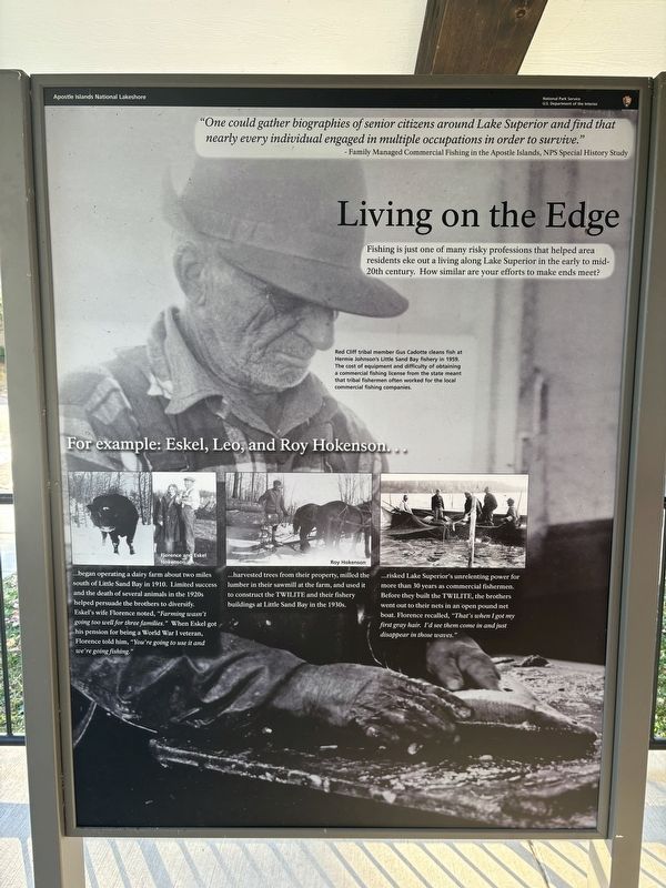 Living on the Edge Marker image. Click for full size.