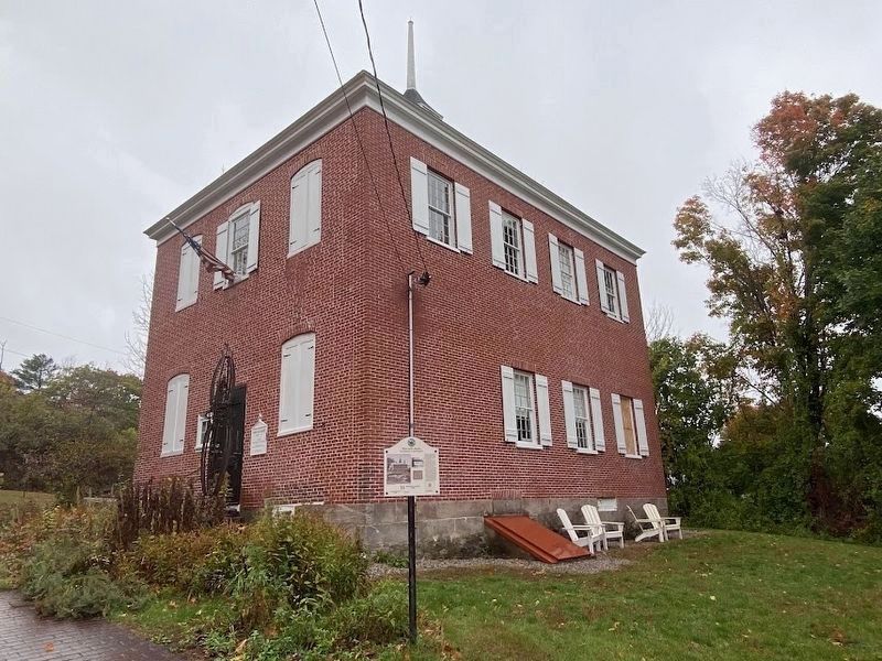Wiscasset Academy - 1807 and Marker. Click for full size. Wiscasset Academy - 1807 and Marker image. Click for full size.