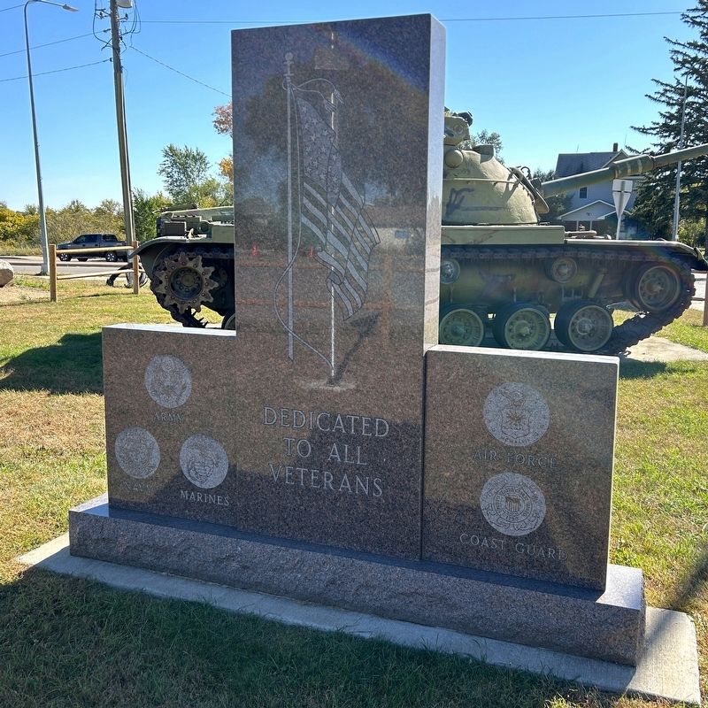 Dedicated To All Veterans Memorial. Click for full size. Dedicated To All Veterans Memorial image. Click for full size.