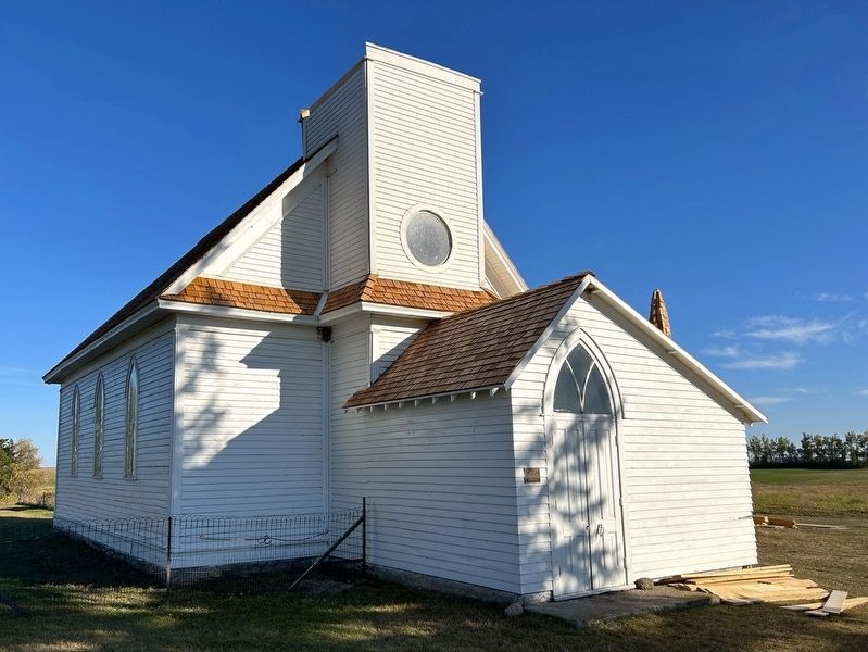Zoar Lutheran Church & Marker image. Click for full size.