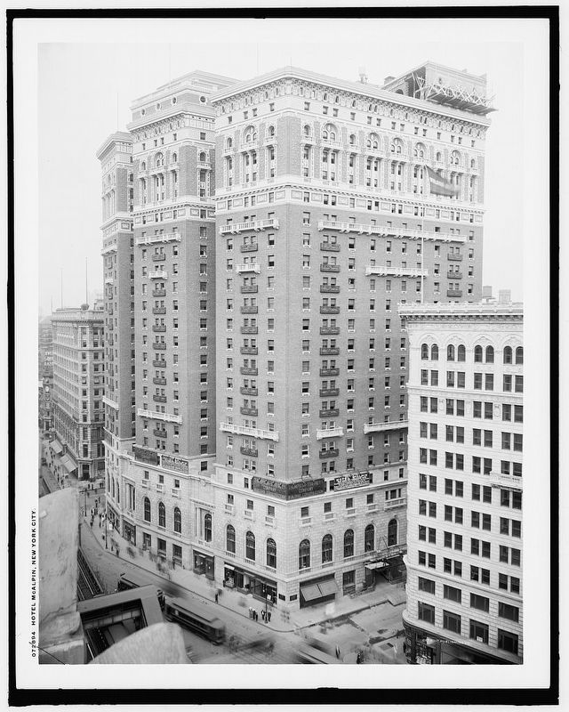 Hotel McAlpin. Click for full size. Hotel McAlpin image. Click for full size.