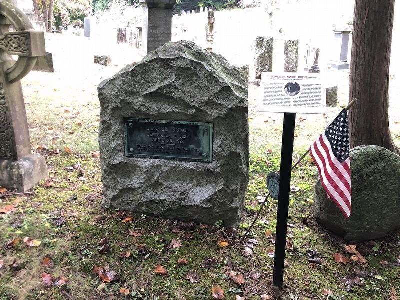 George Brandreth Borup (1885-1912) Marker. Click for full size. George Brandreth Borup (1885-1912) Marker image. Click for full size.
