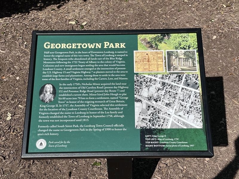 Georgetown Park Marker. Click for full size. Georgetown Park Marker image. Click for full size.