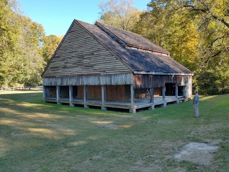 The Caleb Crosby Threshing Barn. Click for full size. The Caleb Crosby Threshing Barn image. Click for full size.