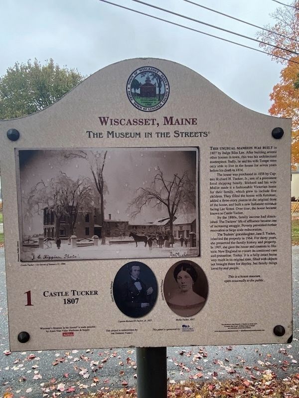 Castle Tucker Marker. Click for full size. Castle Tucker Marker image. Click for full size.