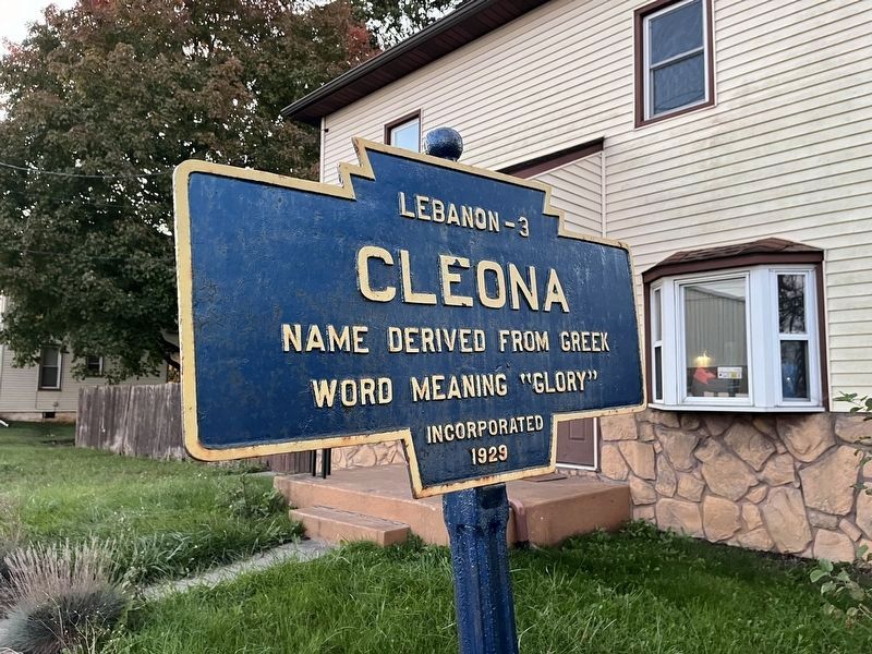 Cleona Marker image. Click for full size.