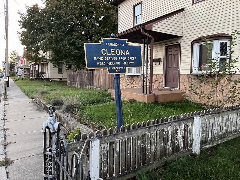 Cleona Marker image. Click for full size.