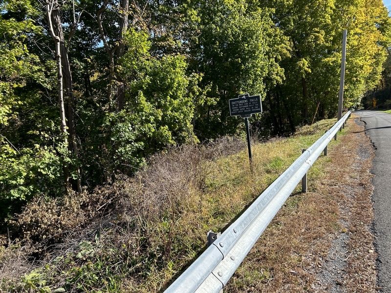 Chittendens Falls Marker. Click for full size. Chittendens Falls Marker image. Click for full size.