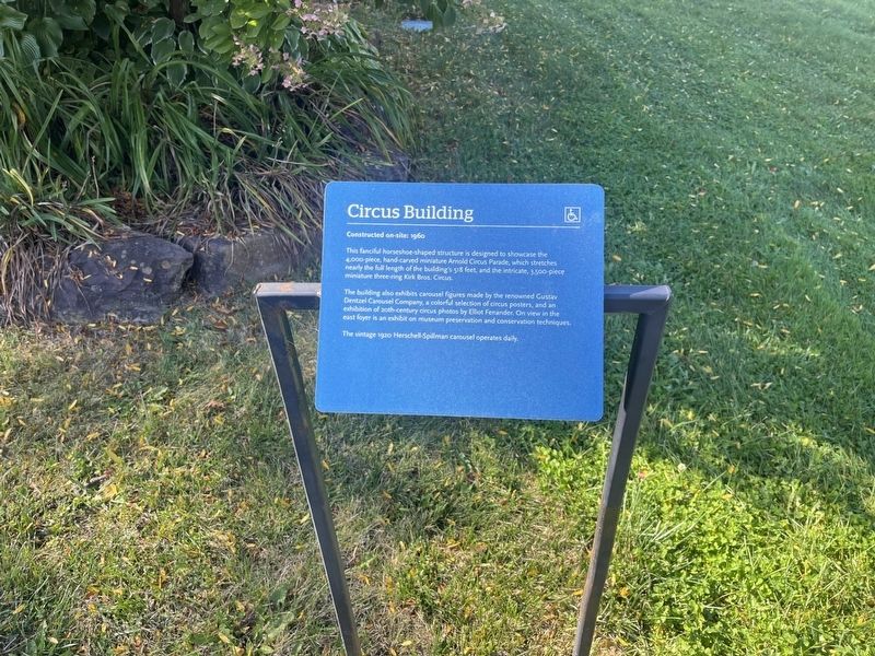 Circus Building Marker. Click for full size. Circus Building Marker image. Click for full size.