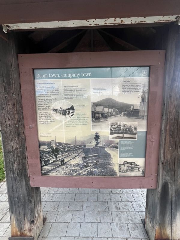 Boom Town, Company Town Marker. Click for full size. Boom Town, Company Town Marker image. Click for full size.