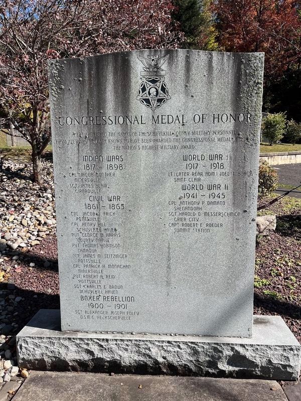 Congressional Medal of Honor Memorial image. Click for full size.