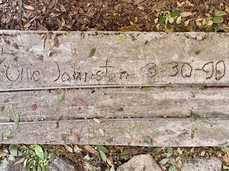 Ollie Johnston Signed Concrete image. Click for full size.