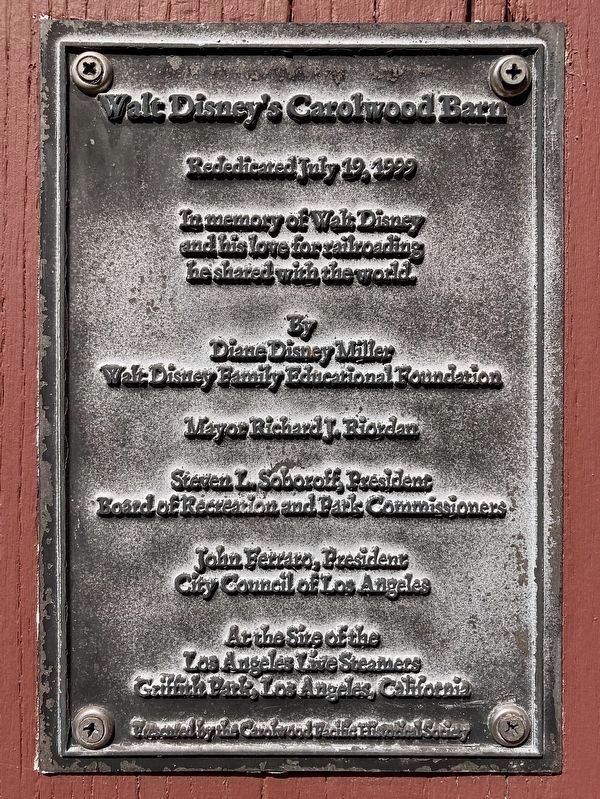 Carolwood Barn Marker image. Click for full size.