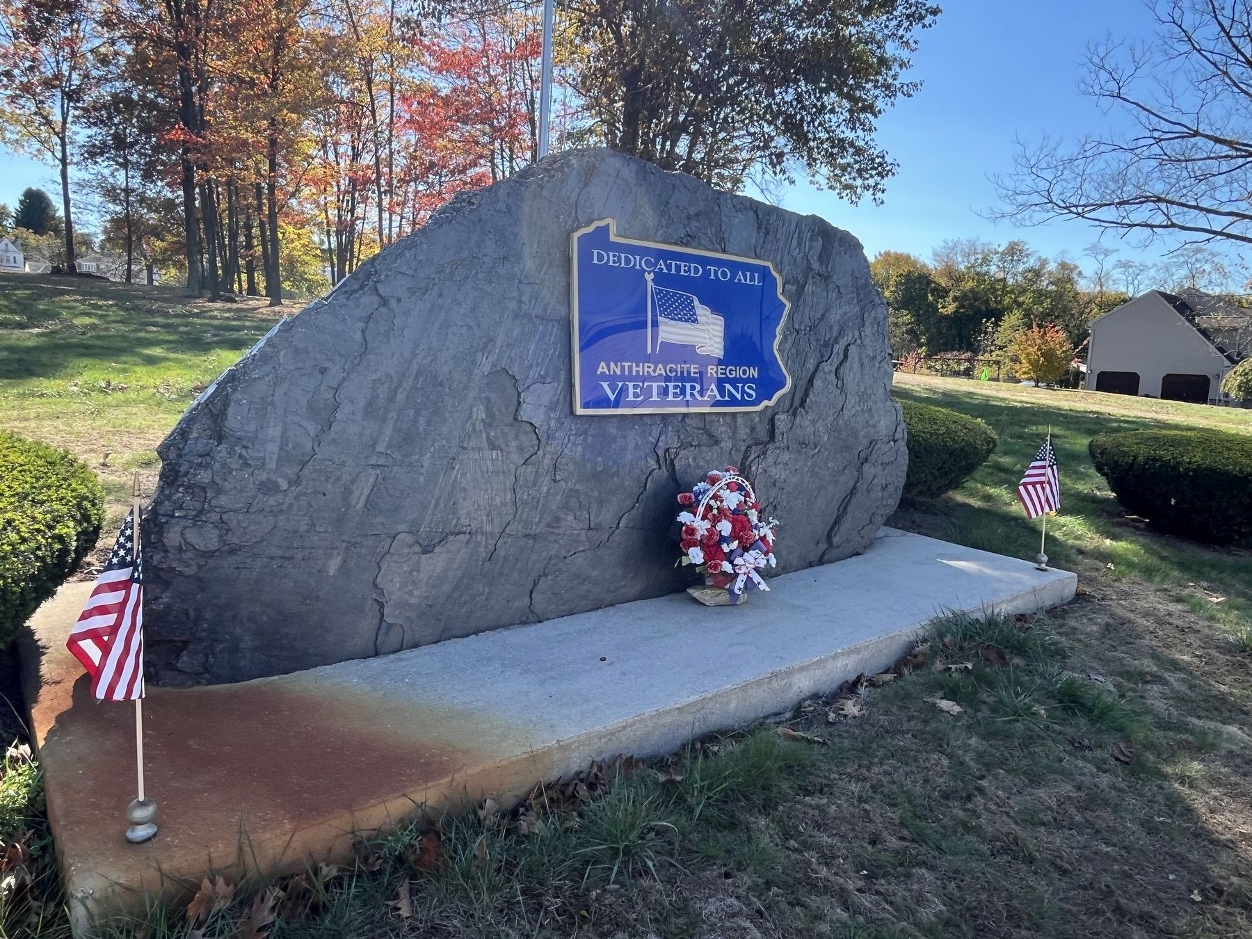 Anthracite Region Veterans Memorial image. Click for full size.