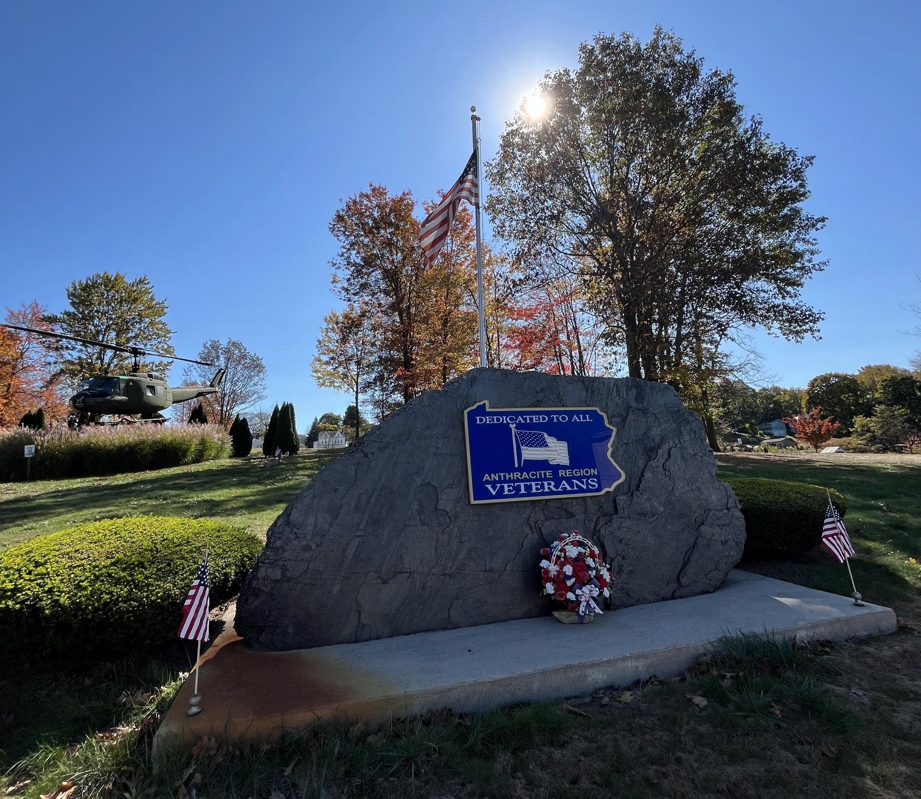 Anthracite Region Veterans Memorial image. Click for full size.
