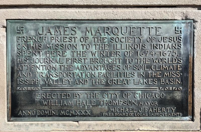 James Marquette Marker. Click for full size. James Marquette Marker image. Click for full size.