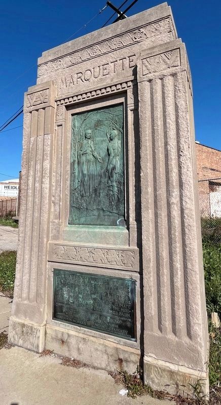 The Marquette Memorial. Click for full size. The Marquette Memorial image. Click for full size.