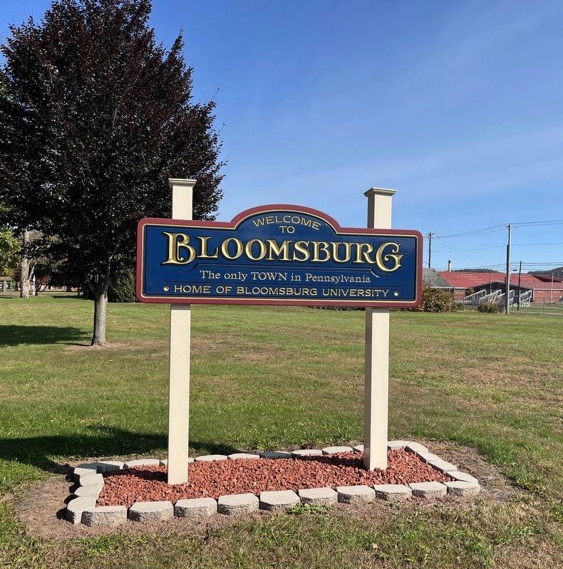 Welcome to Bloomsburg Marker image. Click for full size.