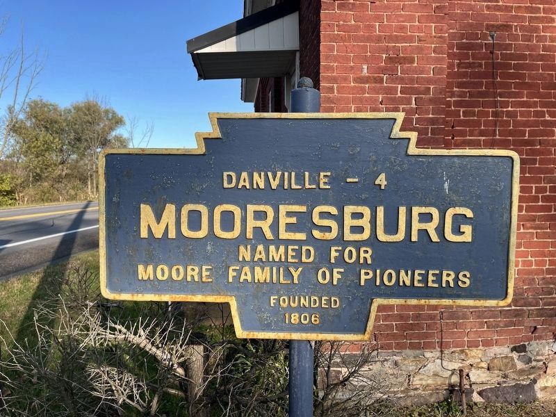 Mooresburg Marker image. Click for full size.