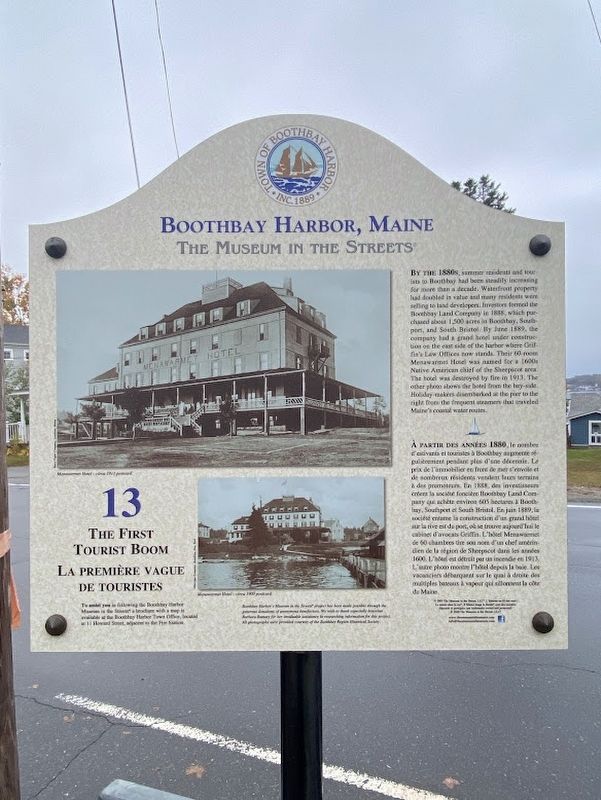 The First Tourist Boom marker. Click for full size. The First Tourist Boom marker image. Click for full size.