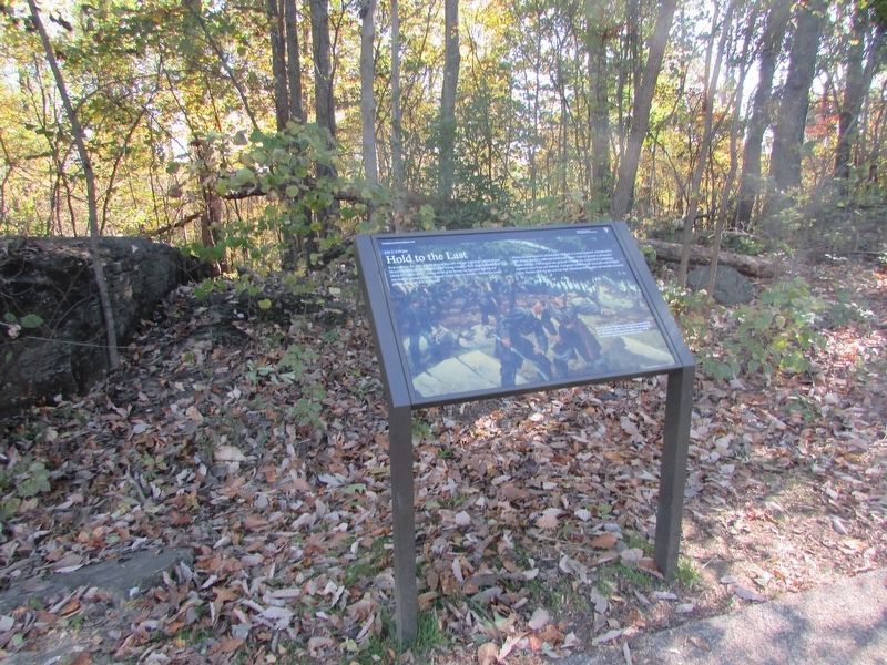 Marker on Little Round Top image. Click for full size.