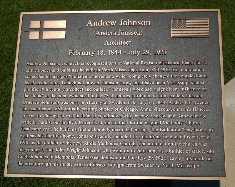 Andrew Johnson Marker image. Click for full size.
