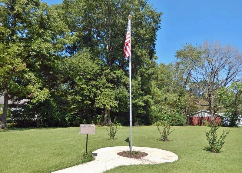 Andrew Johnson Marker and Memorial Flagpole image. Click for full size.
