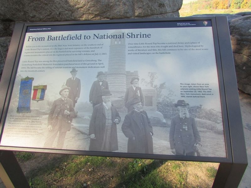 From Battlefield to National Shrine Marker image. Click for full size.