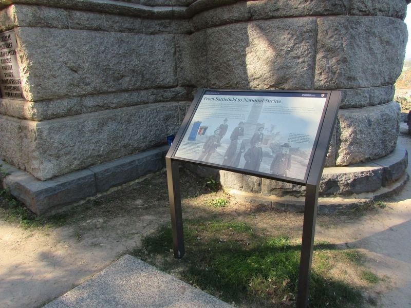 From Battlefield to National Shrine Marker image. Click for full size.