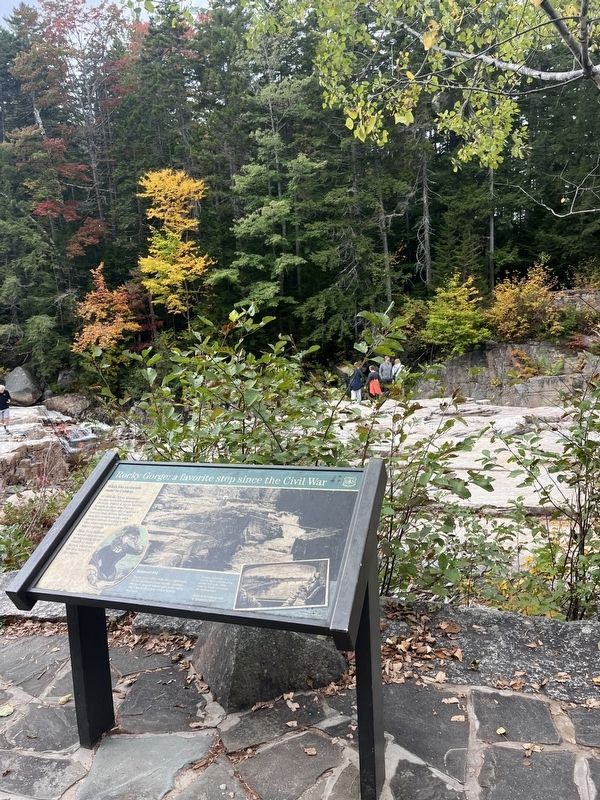 Rocky Gorge: a favorite stop since the Civil War Marker image. Click for full size.