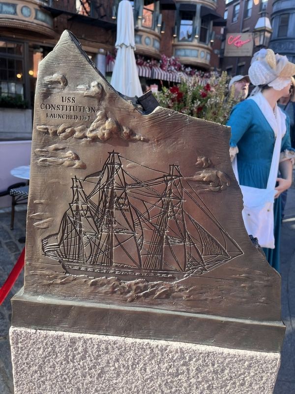 USS Constitution Marker image. Click for full size.