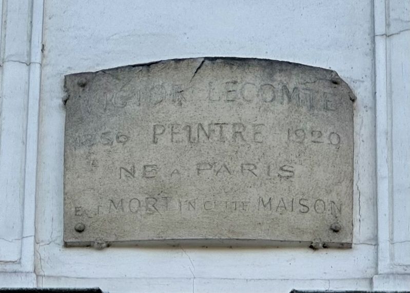 Victor Lecomte Marker image. Click for full size.