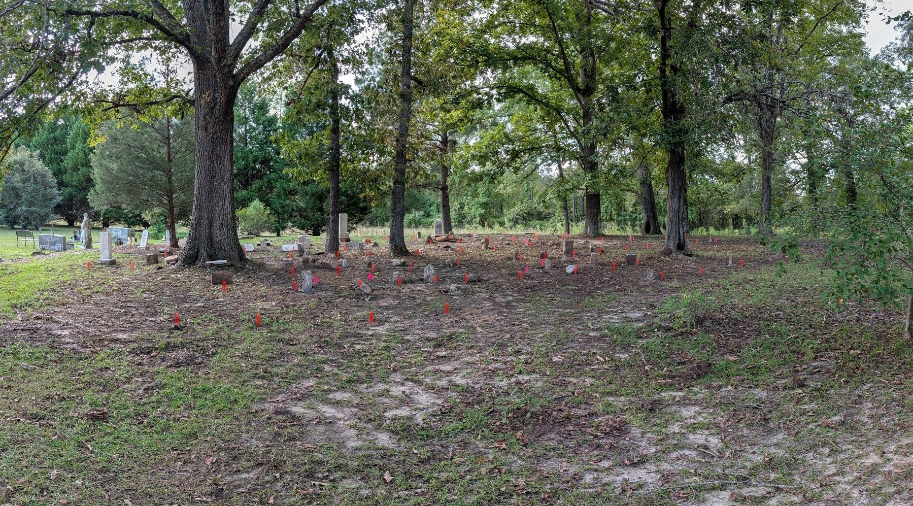 Dunn's Creek Cemetery showing all burials detected by ground penetrating radar Sep 26, 2024. Click for full size. Dunn's Creek Cemetery showing all burials detected by ground penetrating radar Sep 26, 2024 image. Click for full size.