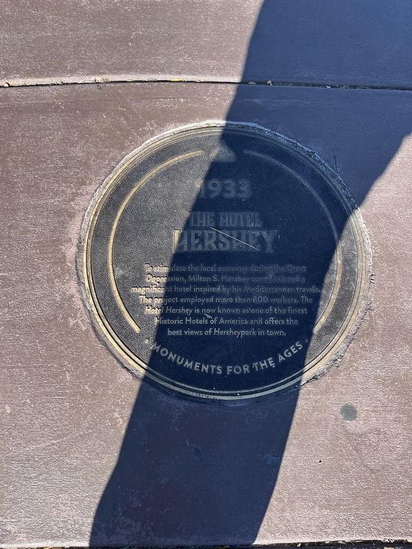 The Hotel Hershey Marker image. Click for full size.