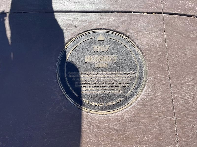 Hershey Lodge Marker image. Click for full size.