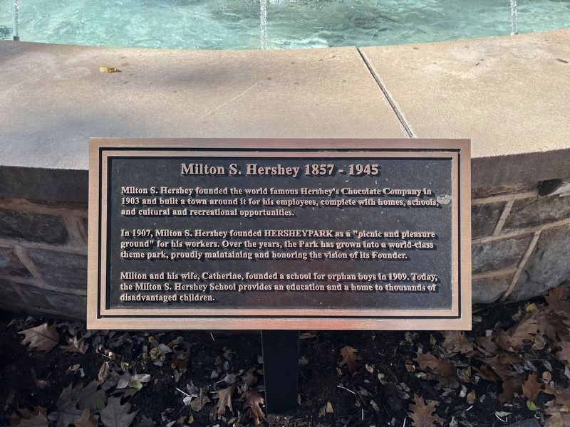 Milton S. Hershey Marker image. Click for full size.