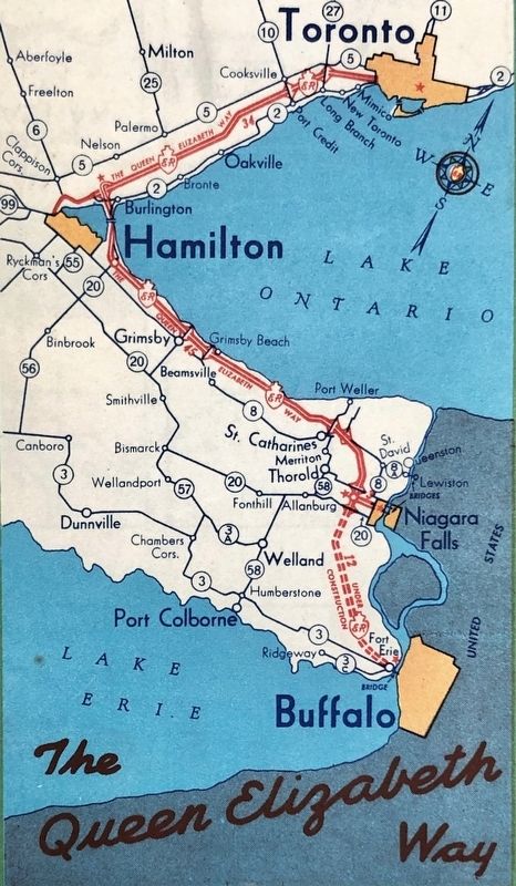 The Queen Elizabeth Way, 1942 image. Click for full size.