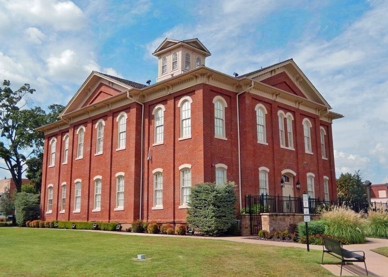 Cherokee National Capitol (<i>southeast elevation</i>). Click for full size. Cherokee National Capitol (<i>southeast elevation</i>) image. Click for full size.