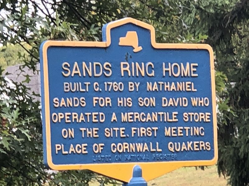 Sands Ring Home Marker. Click for full size. Sands Ring Home Marker image. Click for full size.