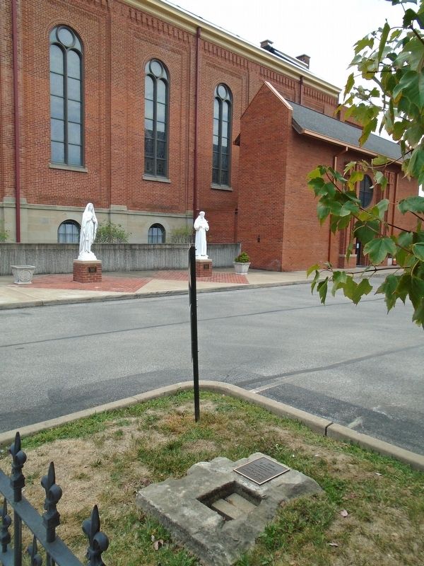 St. Alphonsus Grade School Foundational Stone and Marker image. Click for full size.