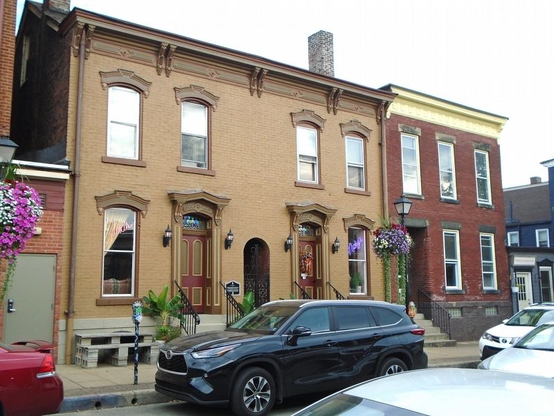 Zink House and Marker image. Click for full size.
