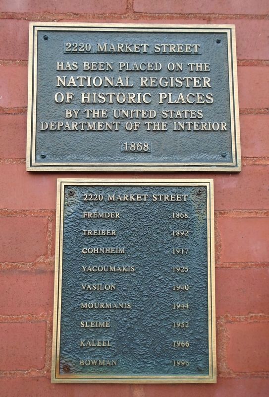 Michael Treiber House Markers image. Click for full size.