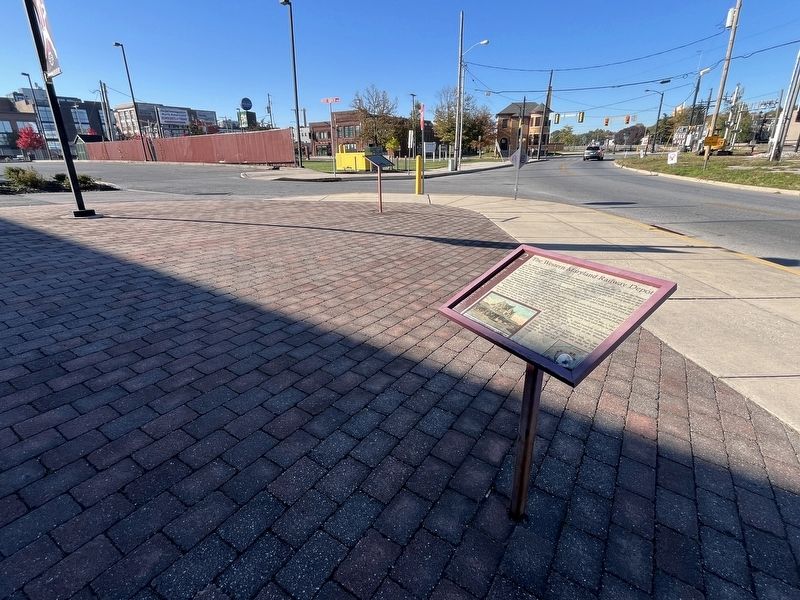The Western Maryland Railway Depot Marker image. Click for full size.