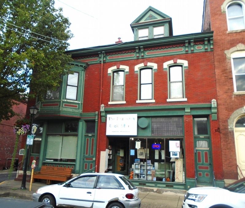 The Lotz House and Marker image. Click for full size.